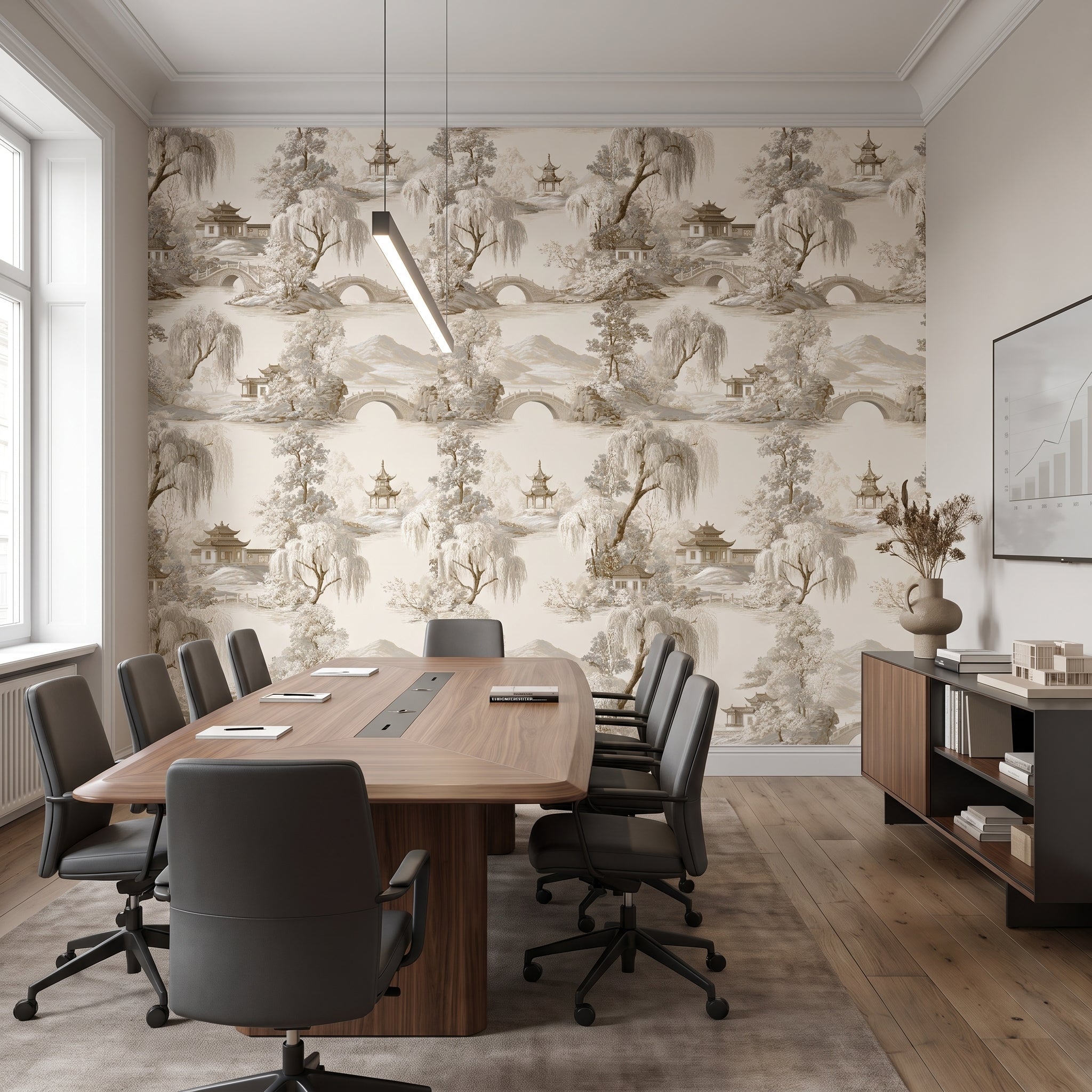 Willows Over Water — styled room 2