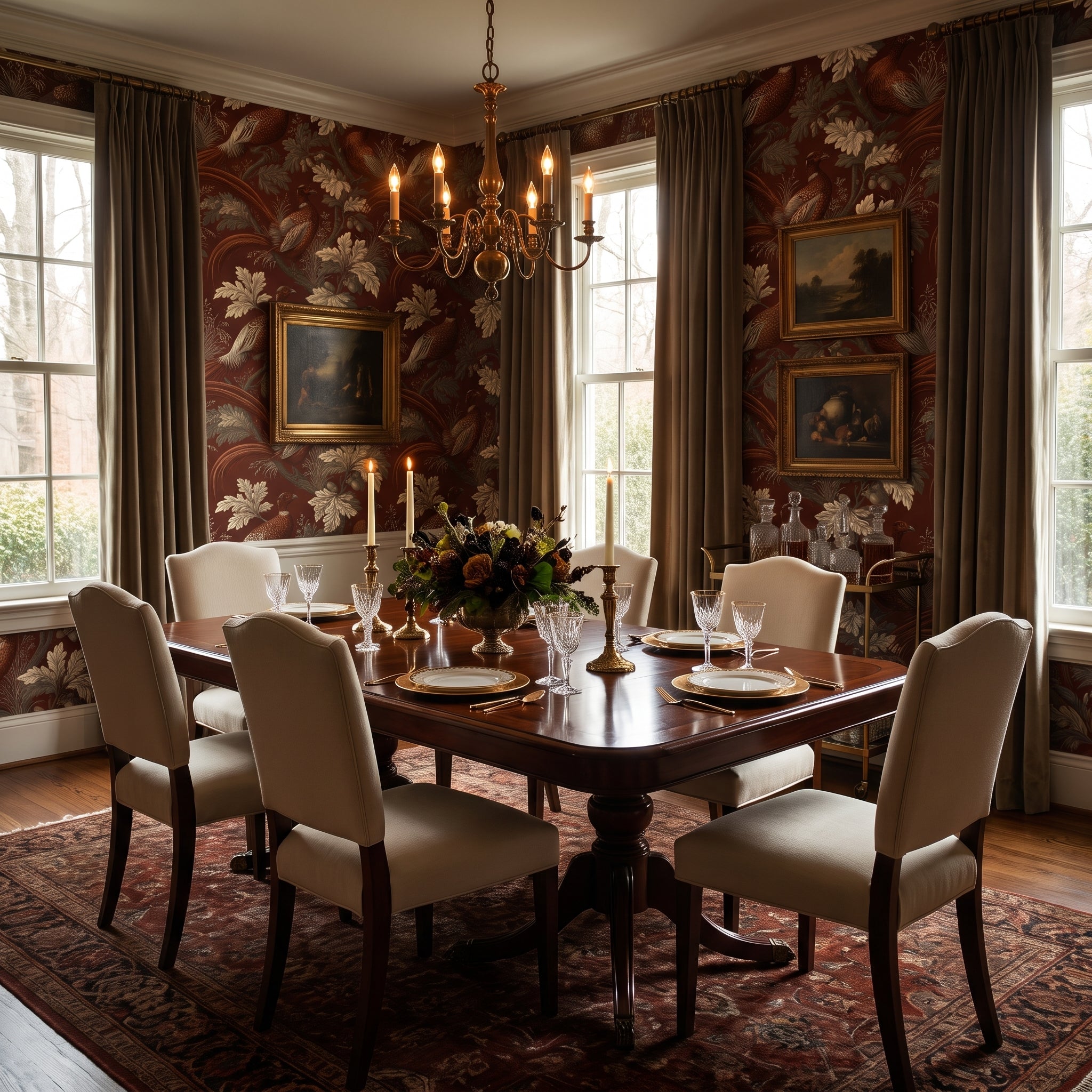 Pheasant and Oak — styled room 1
