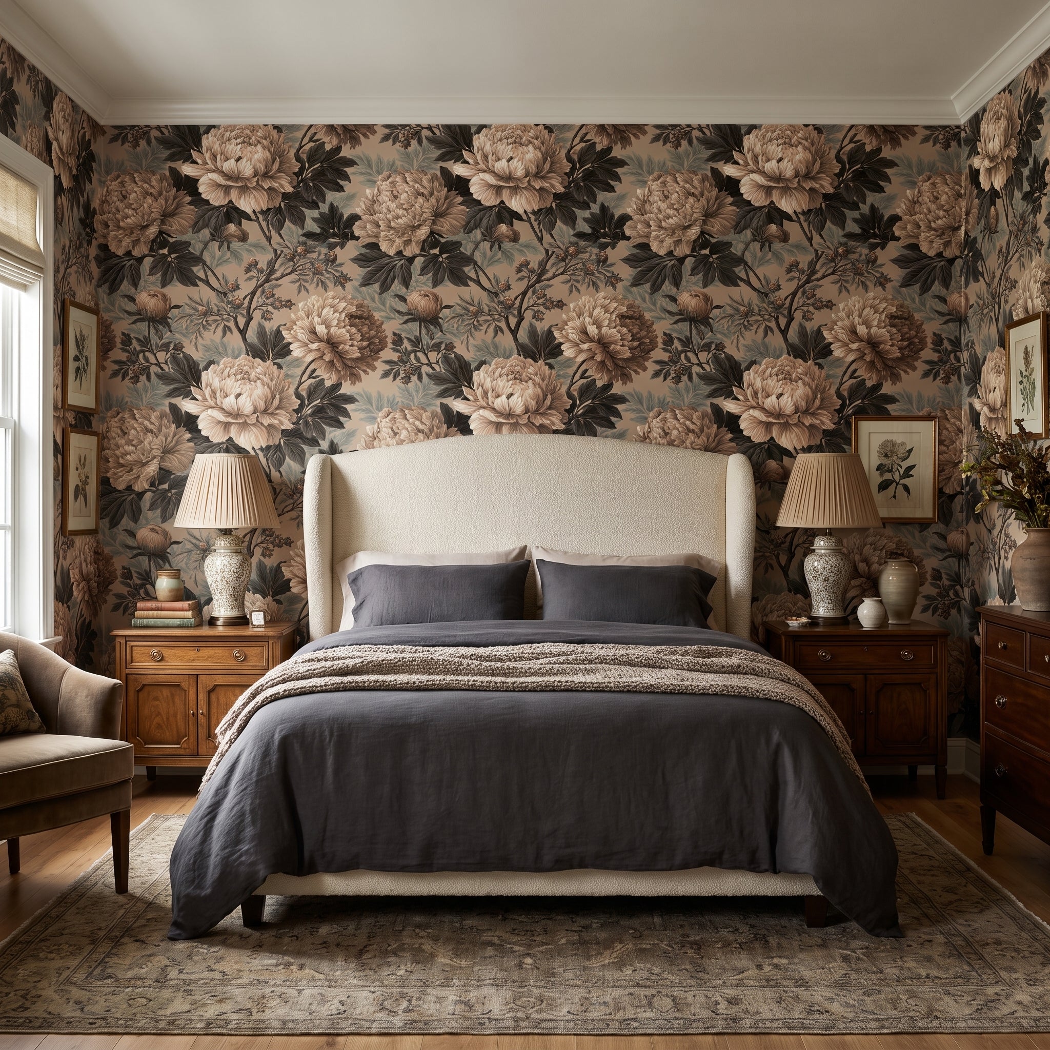 Ash Leaf Peony — styled room 2