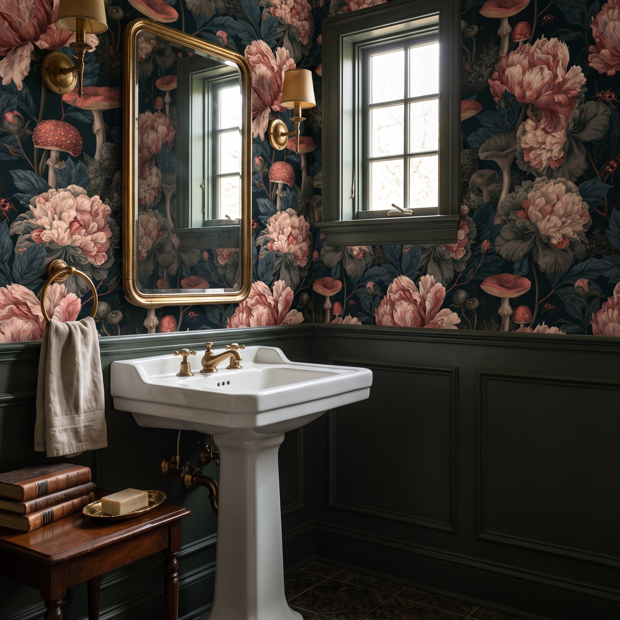 Toadstool Peony Parlor — styled room 2