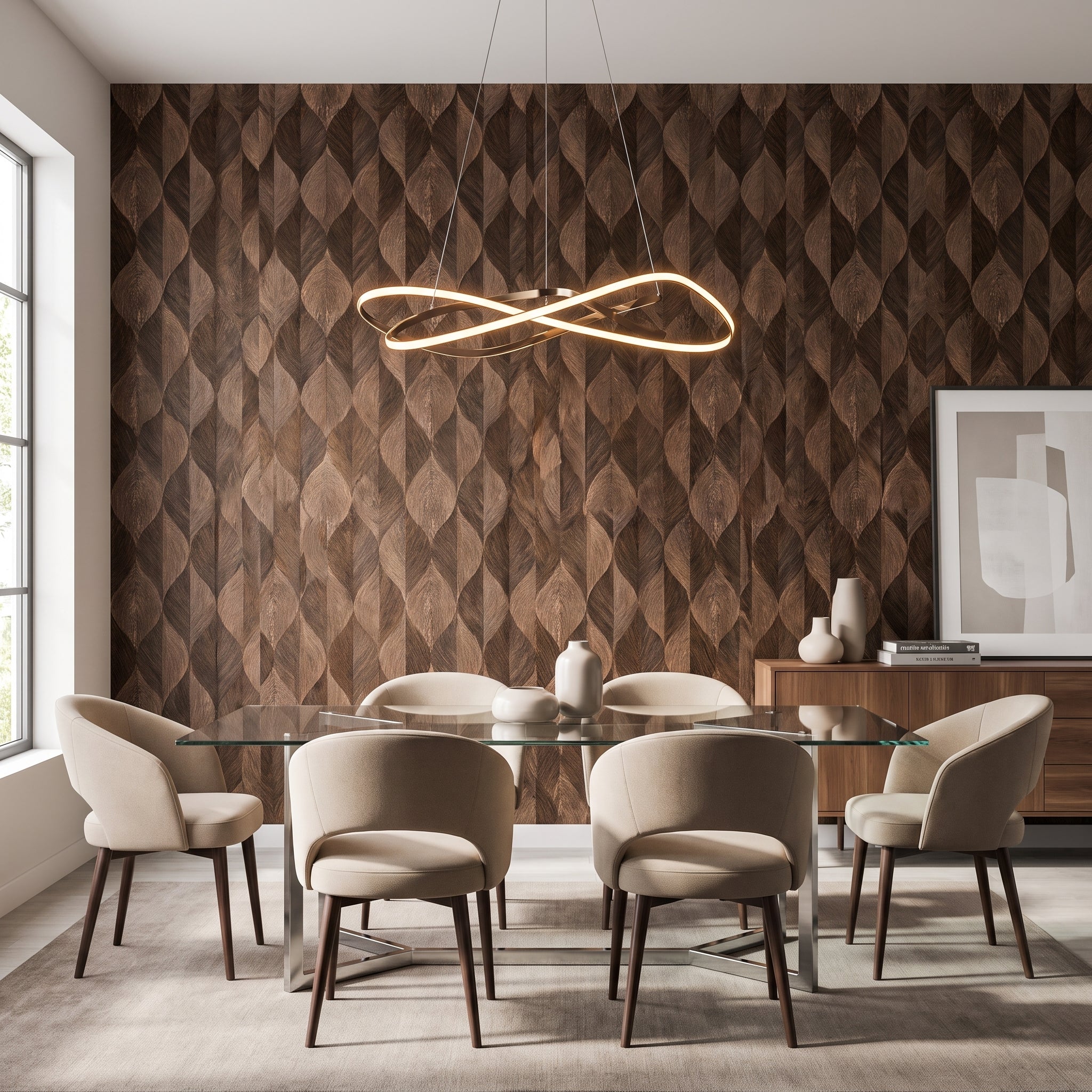 Sable Leaf Array — styled room 2