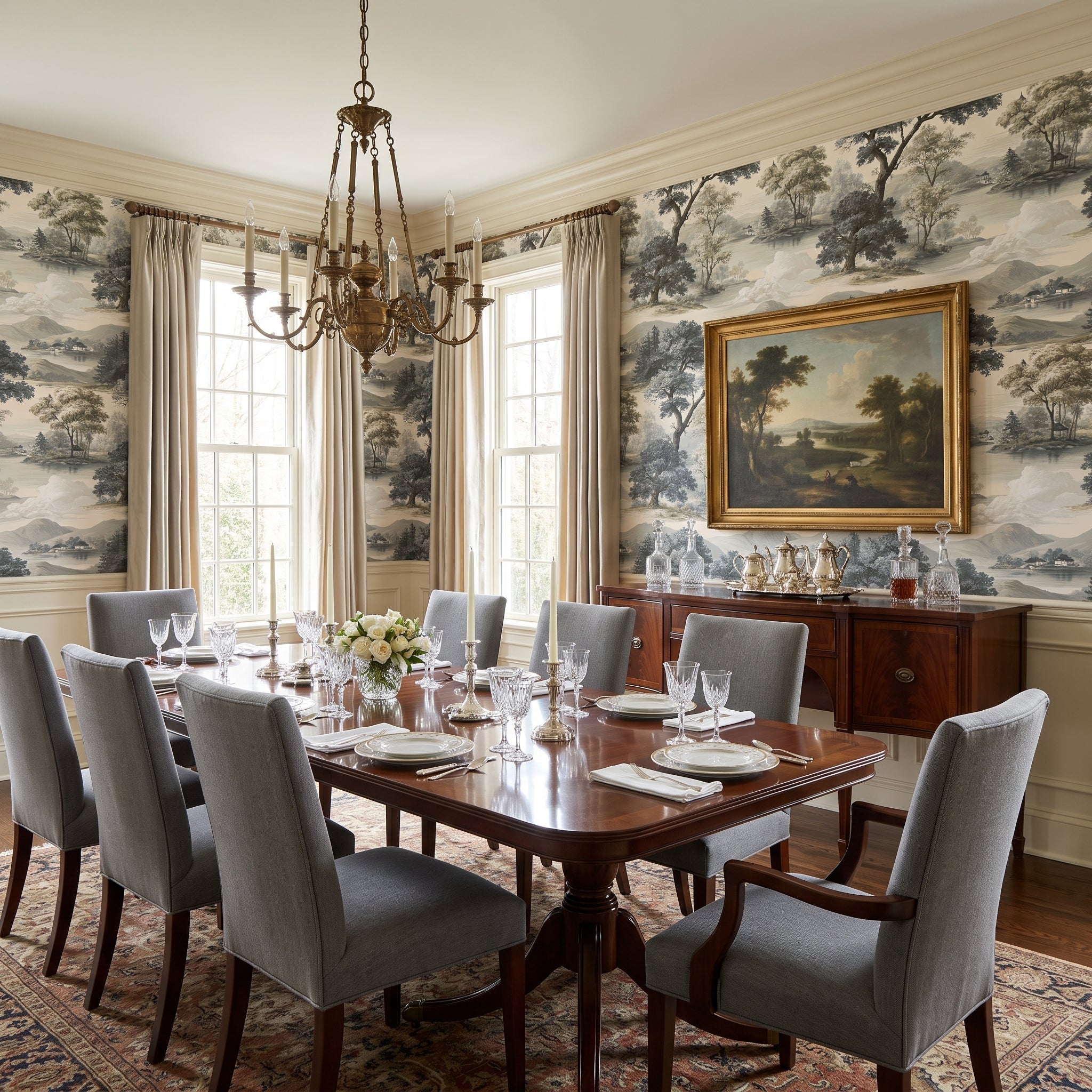 Mist Over Stone River — styled room 3