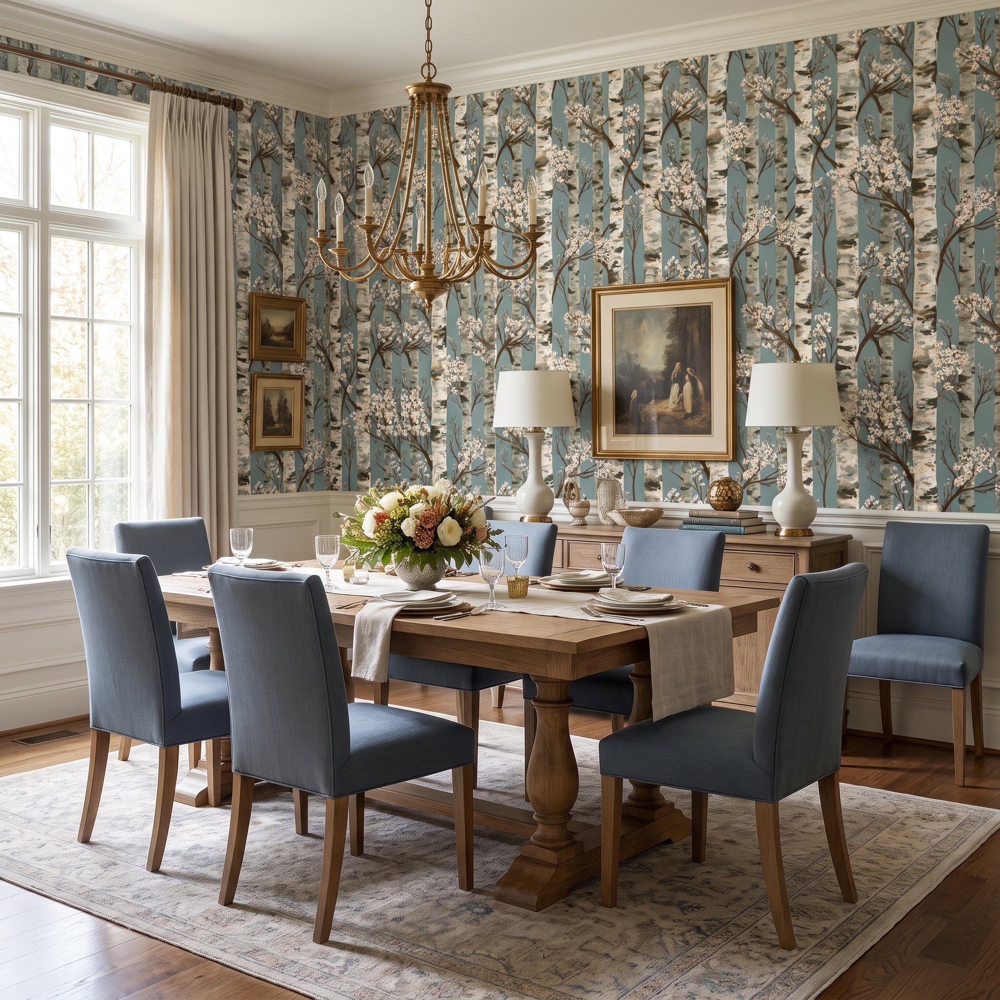 Birch and Blossom — styled room 1