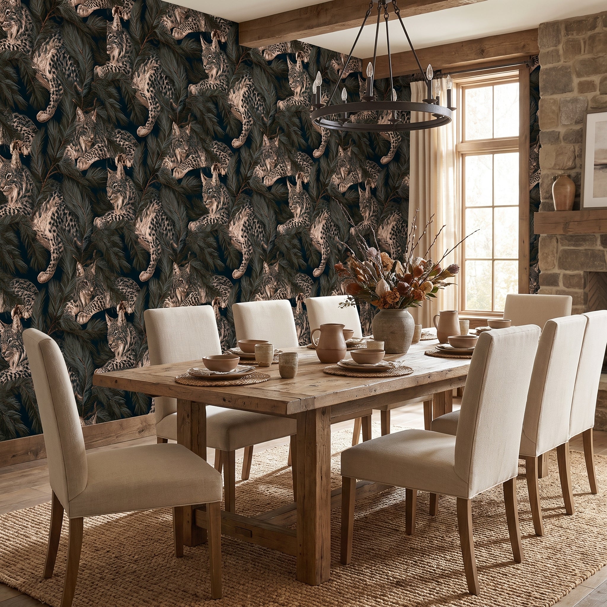 Lynx in the Needles — styled room 2