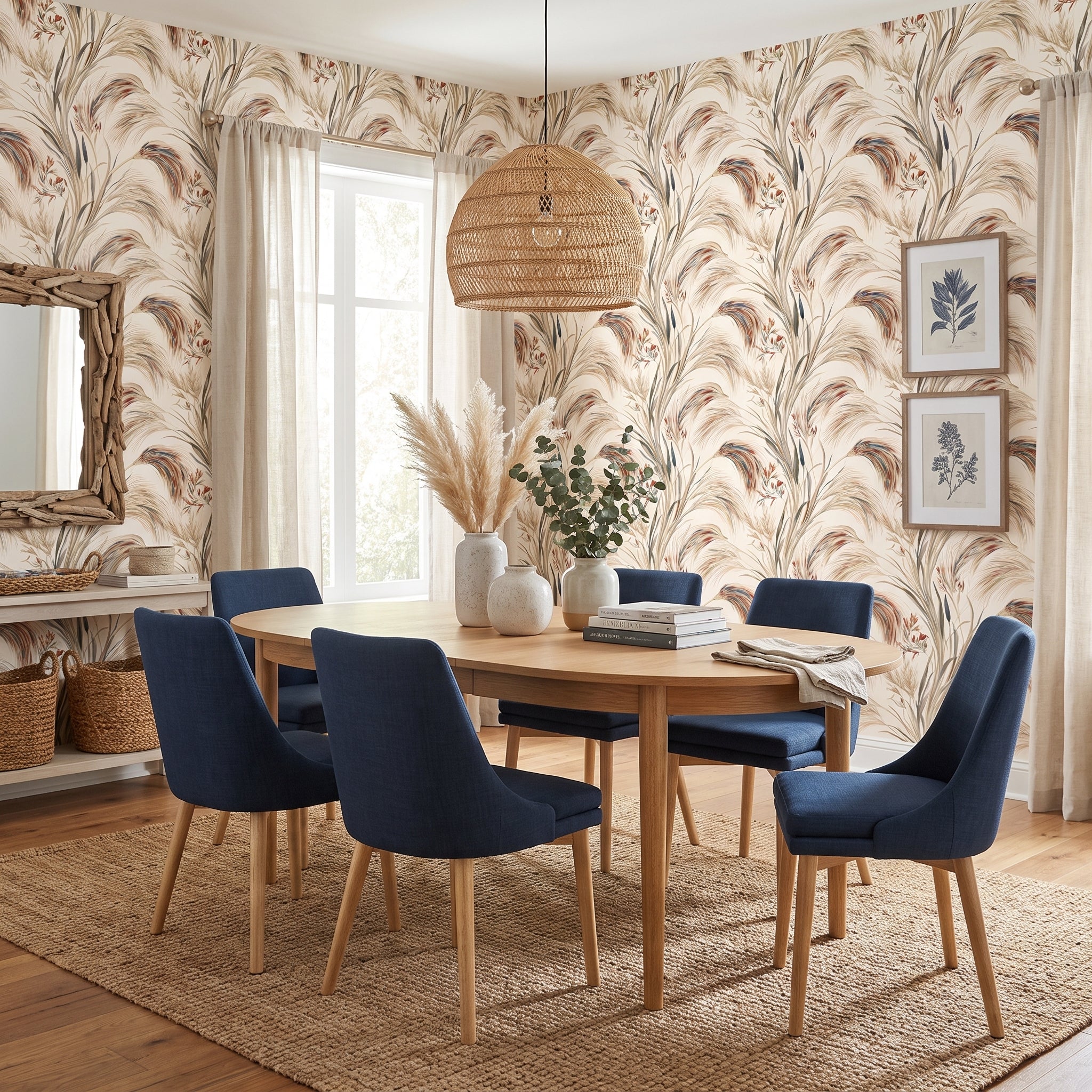 Crested Pampas — styled room 1