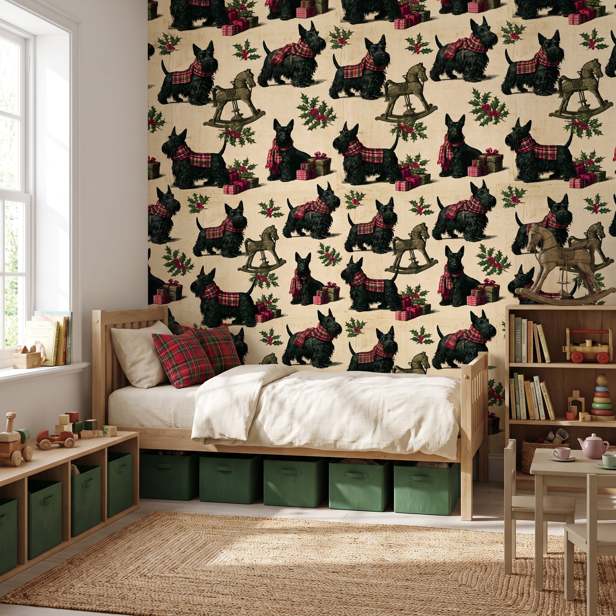 Holiday Scottie Parlor — styled room 2