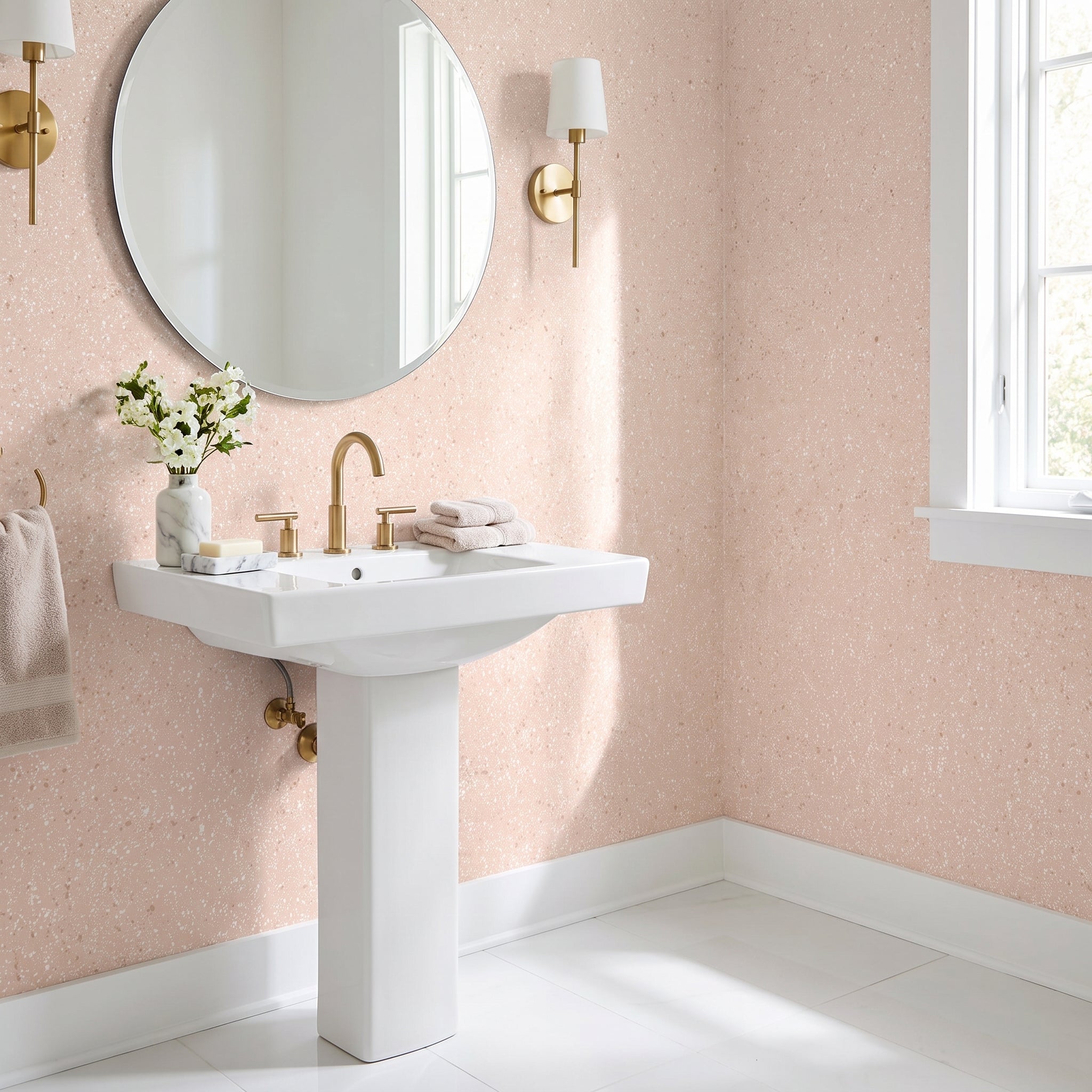 Blush Speckle — styled room 2