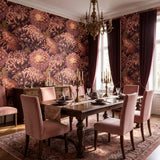 Mauve Chrysanthemum Crown — styled room 2