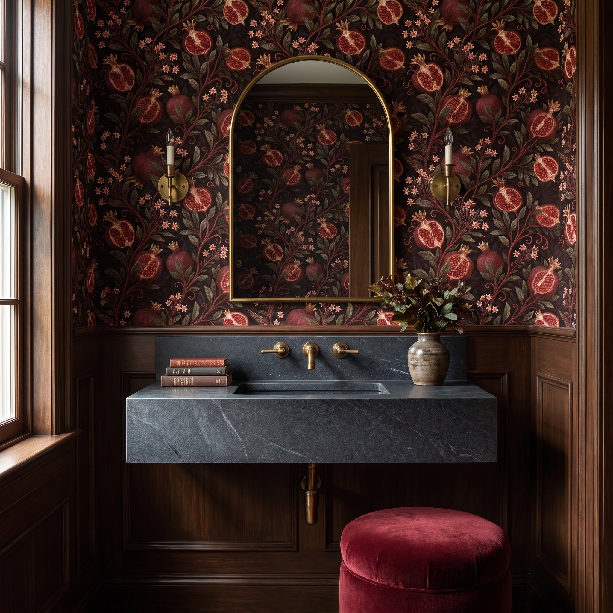Pomegranate Branch — styled room 2