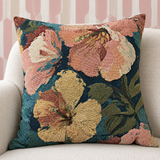 Painter’s Orchard Woven Throw Pillow