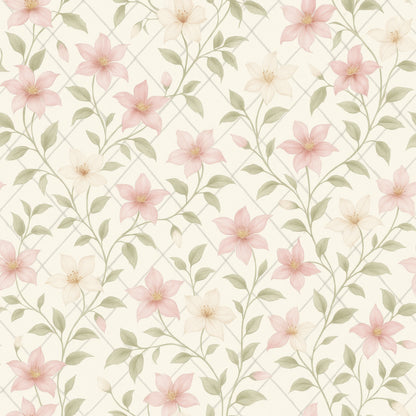Garden Trellis Wallpaper