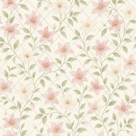 Garden Trellis Wallpaper