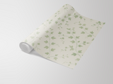 Botanical wallpaper with ivy pattern by Brewster Home Fashions in a roll, with green leaf design.