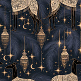 Stargazer Hounds — wallpaper pattern