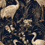 Cranes in the Shallows — wallpaper pattern