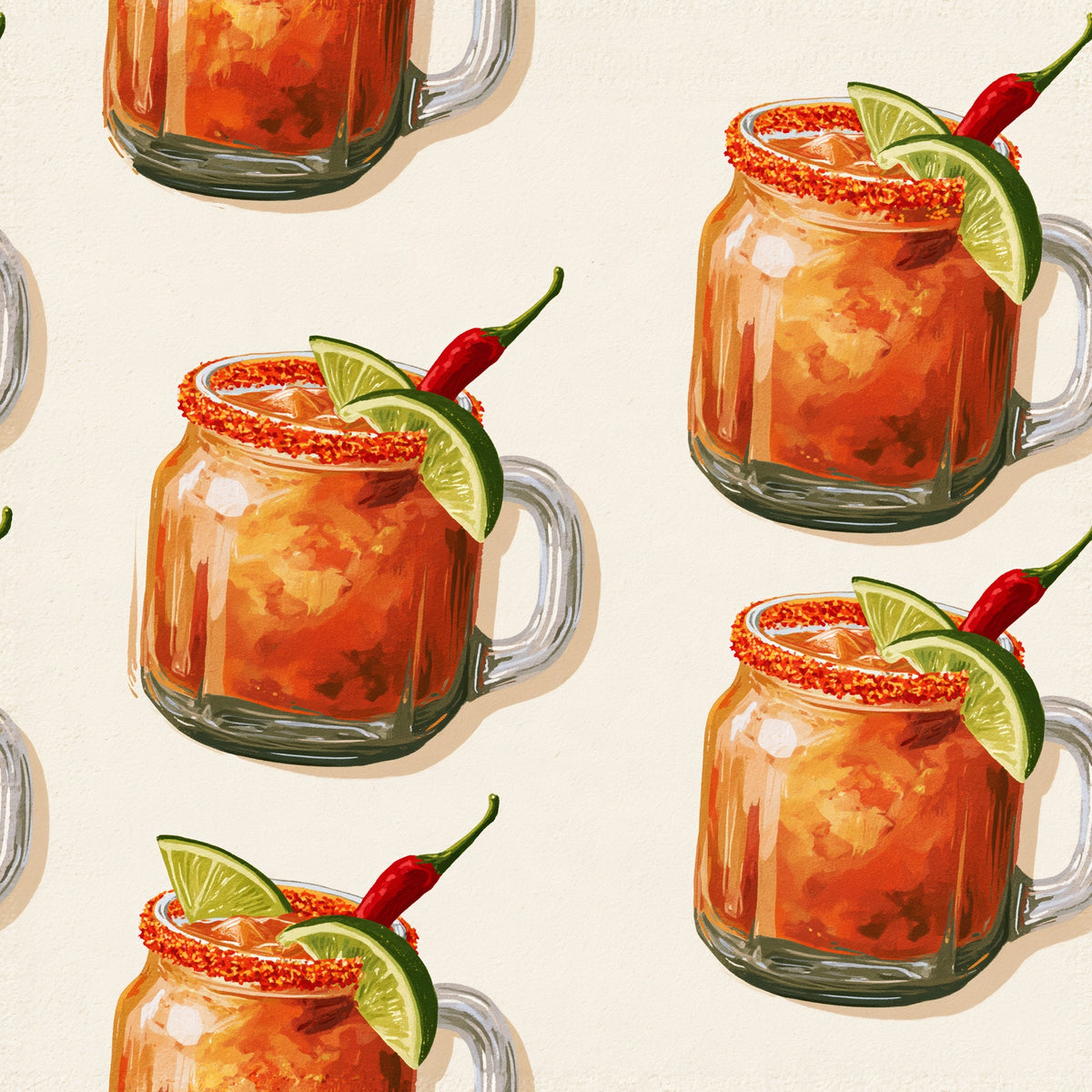 Spicy Margarita — wallpaper pattern