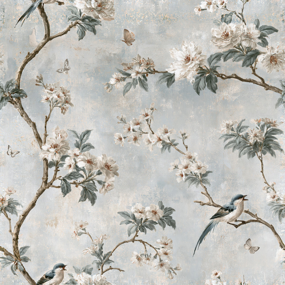 Songbird Fresco — wallpaper pattern