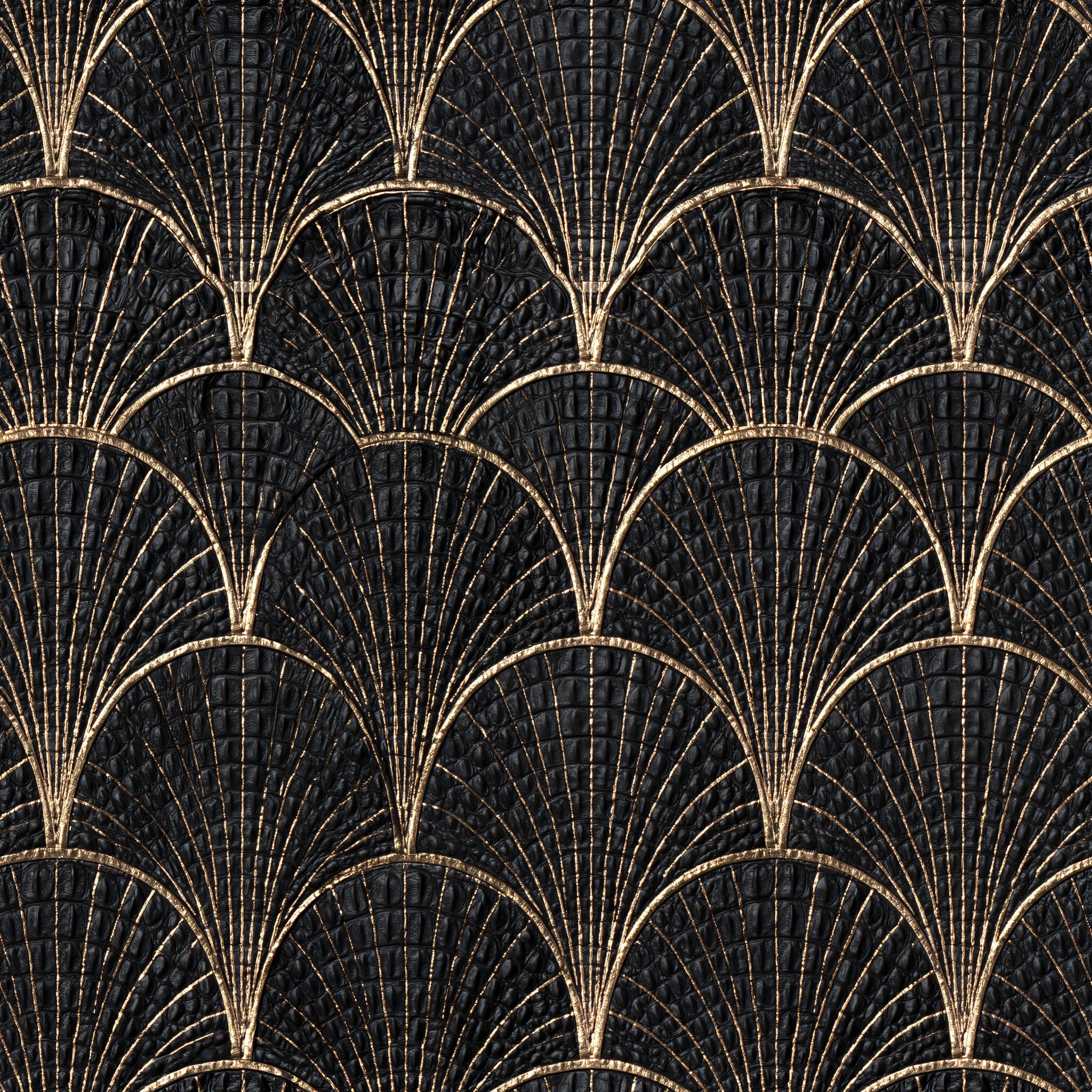 Nocturne Scale Arcade — wallpaper pattern