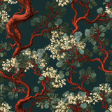 Madrona Bell Cascade — wallpaper pattern