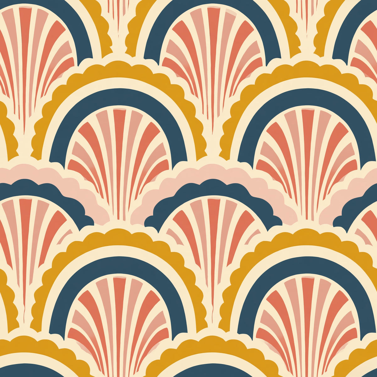 Arcade Radiance — wallpaper pattern