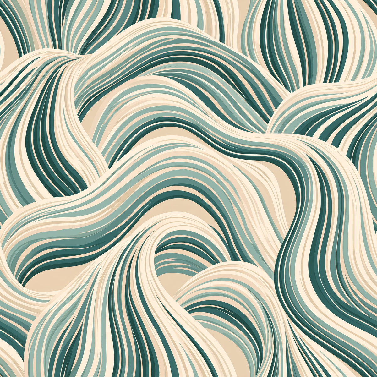 Riverbend Sweeps — wallpaper pattern