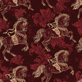 Cavalier in Crimson — wallpaper pattern