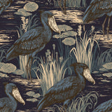 Shoebill Shallows — wallpaper pattern
