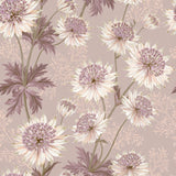 Mauve Starflower — wallpaper pattern