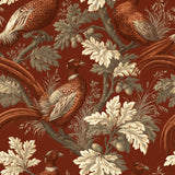 Pheasant and Oak — wallpaper pattern