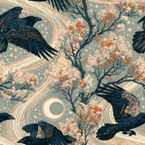 Corvid Currents — wallpaper pattern