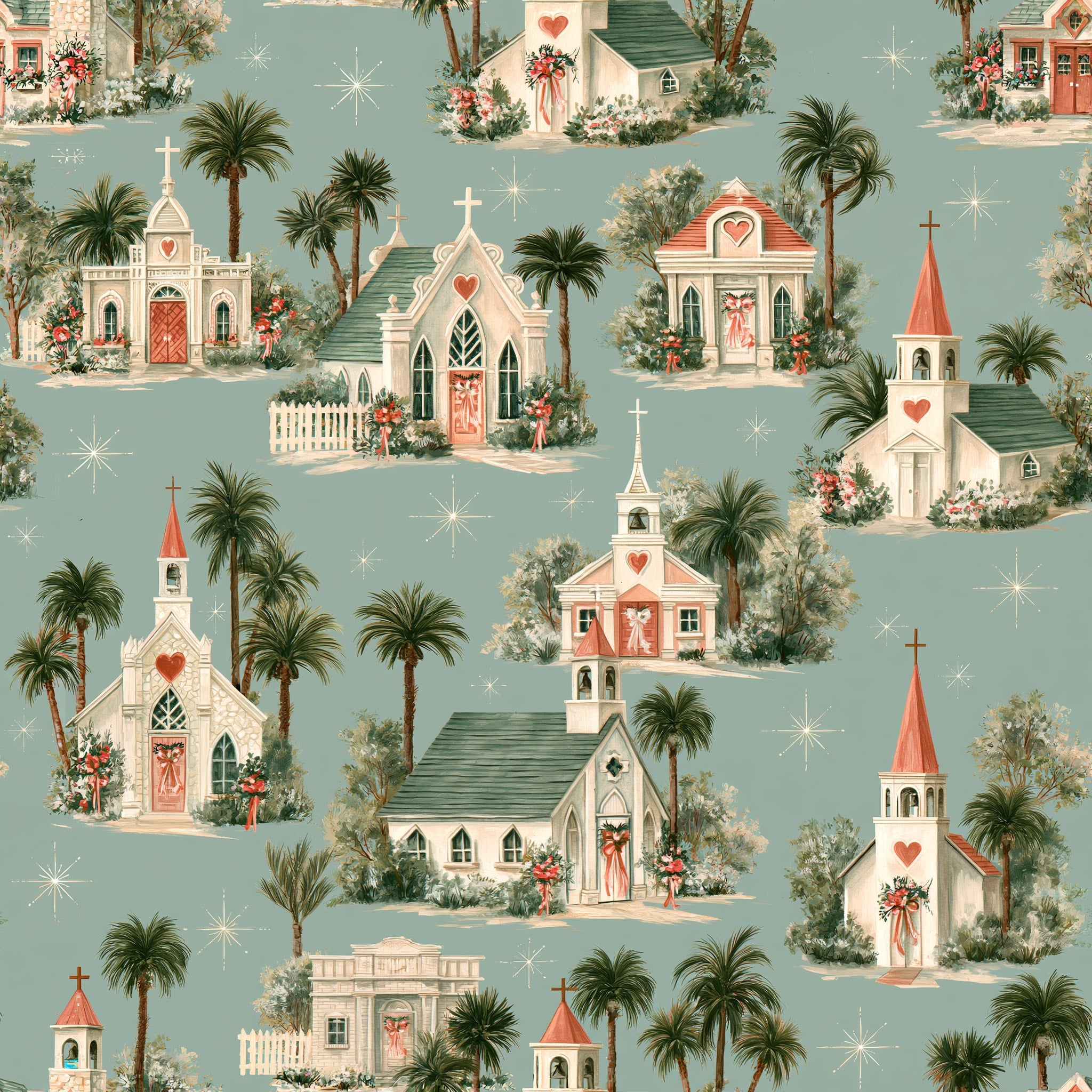 Palmetto Parish — wallpaper pattern