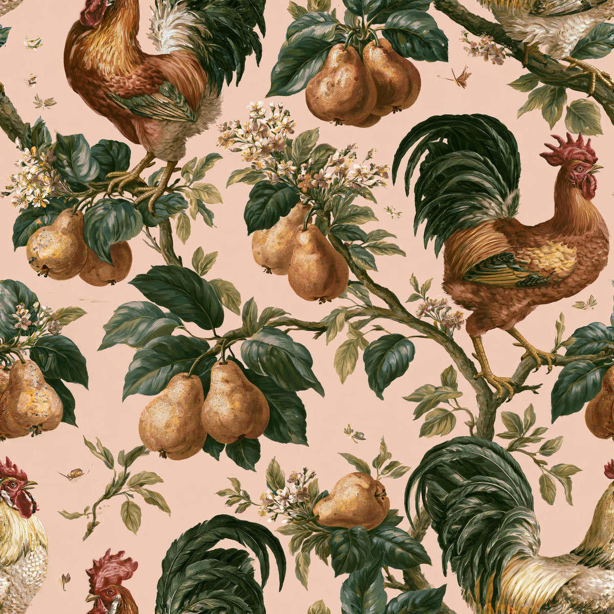 Pearwood Roost — wallpaper pattern