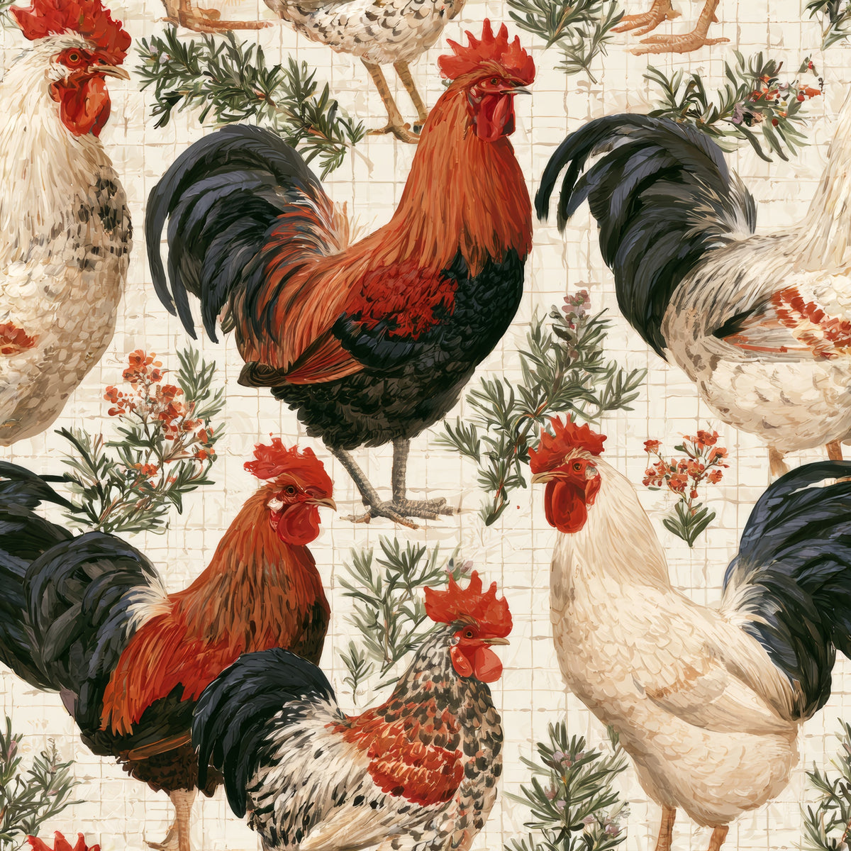 Rosemary Roost — wallpaper pattern