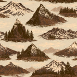 Parchment Peaks — wallpaper pattern