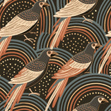 Crescent Perch — wallpaper pattern