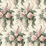 Peony Pedestal — wallpaper pattern