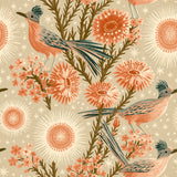Crested Starburst — wallpaper pattern