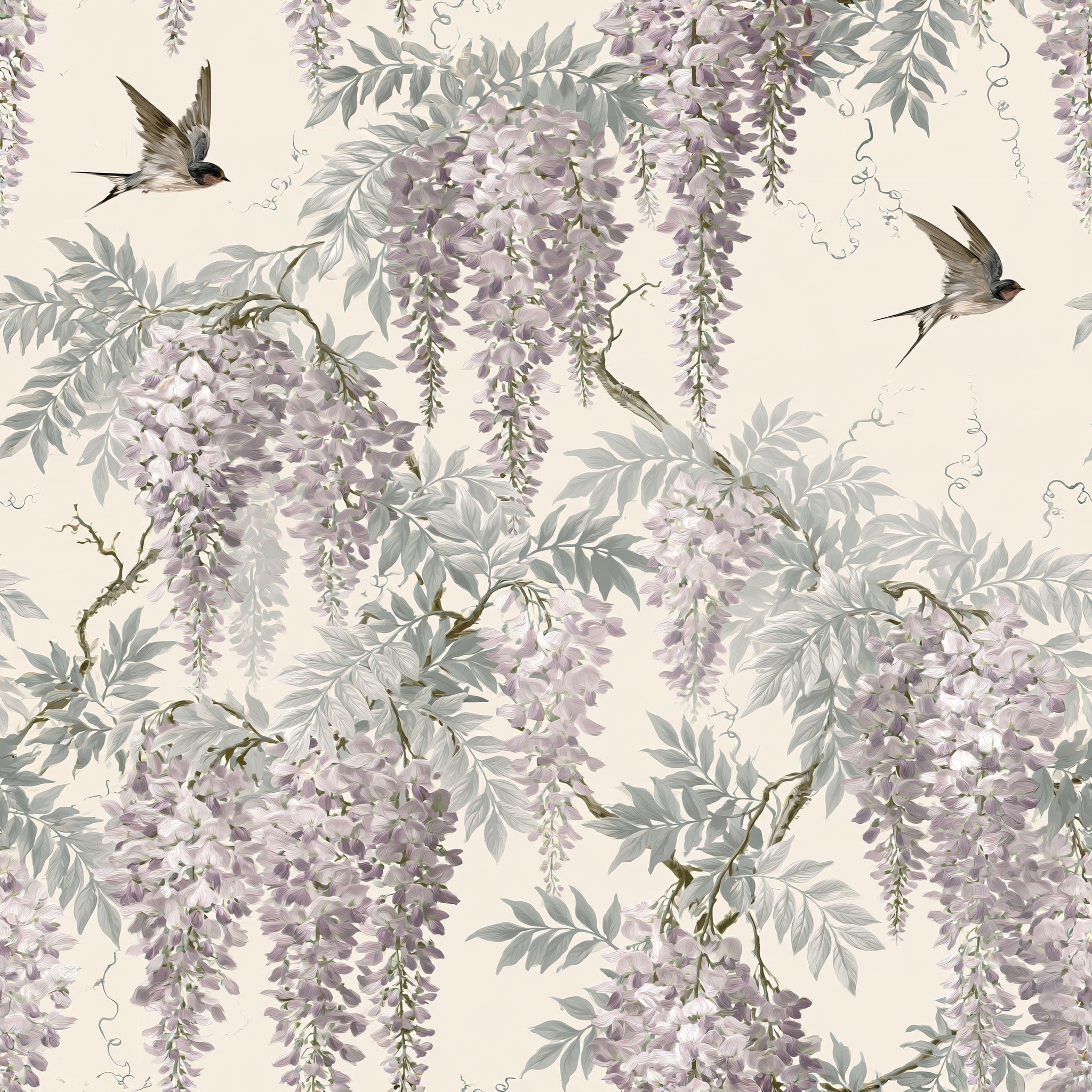 Swallow's Return — wallpaper pattern