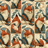 Fox and Folio — wallpaper pattern