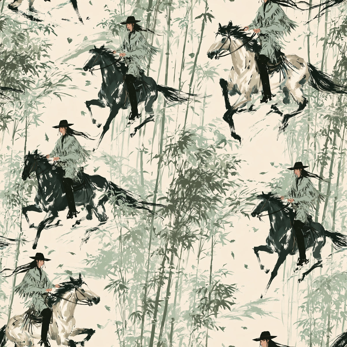 Bamboo Range — wallpaper pattern