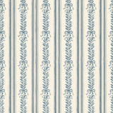Provincial Bow Stripe — wallpaper pattern