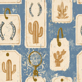 Saguaro Tokens — wallpaper pattern