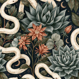Coiled Agave — wallpaper pattern