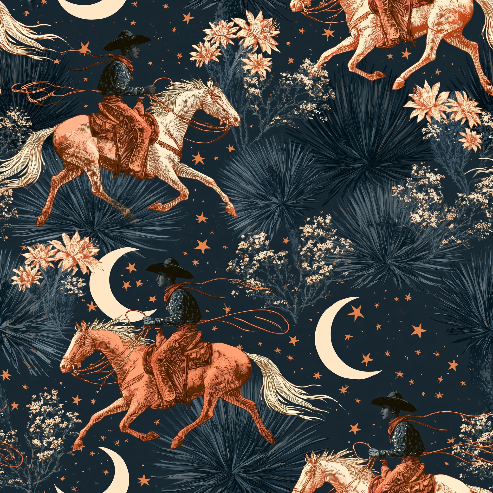 Midnight Roper — wallpaper pattern