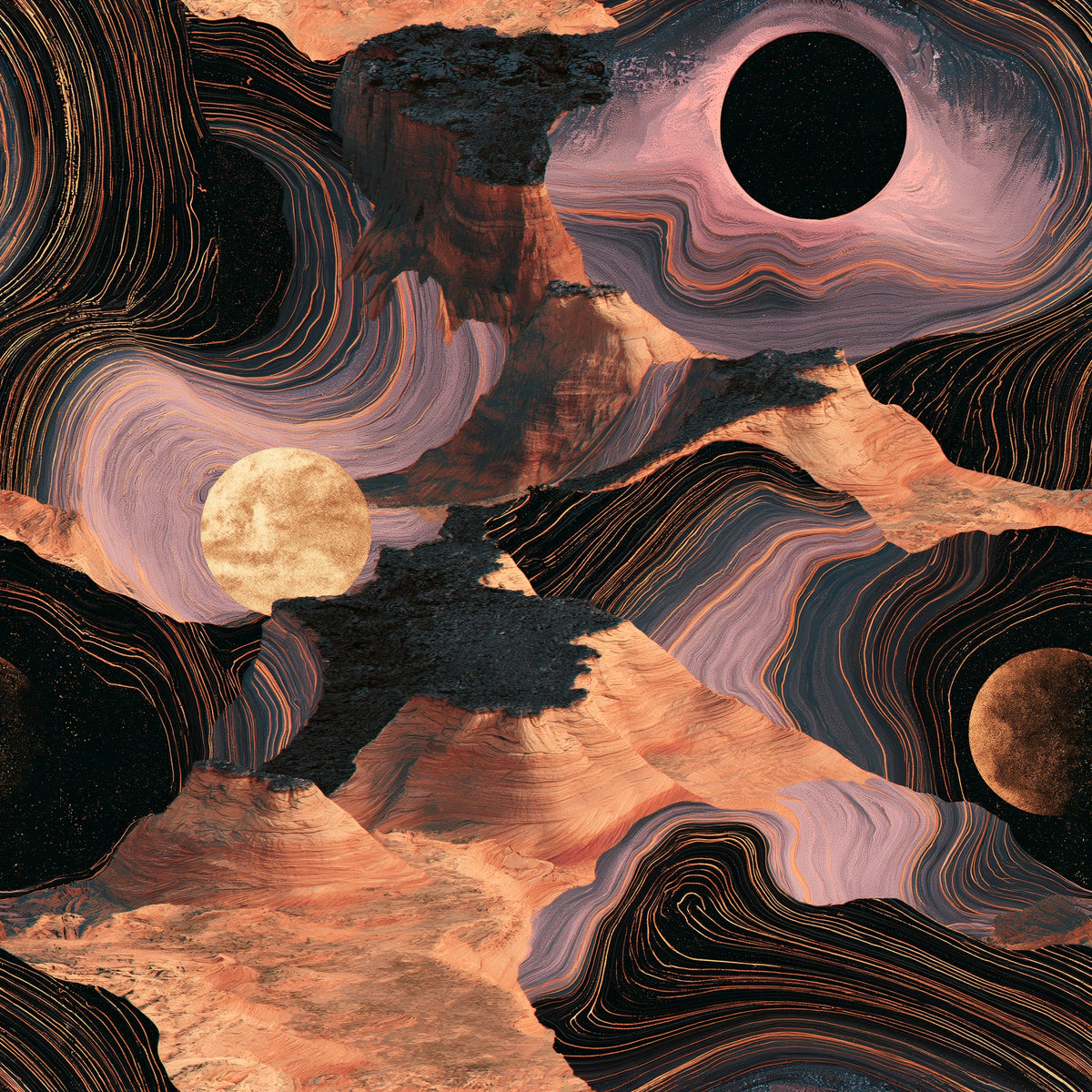 Mesa Orbit — wallpaper pattern