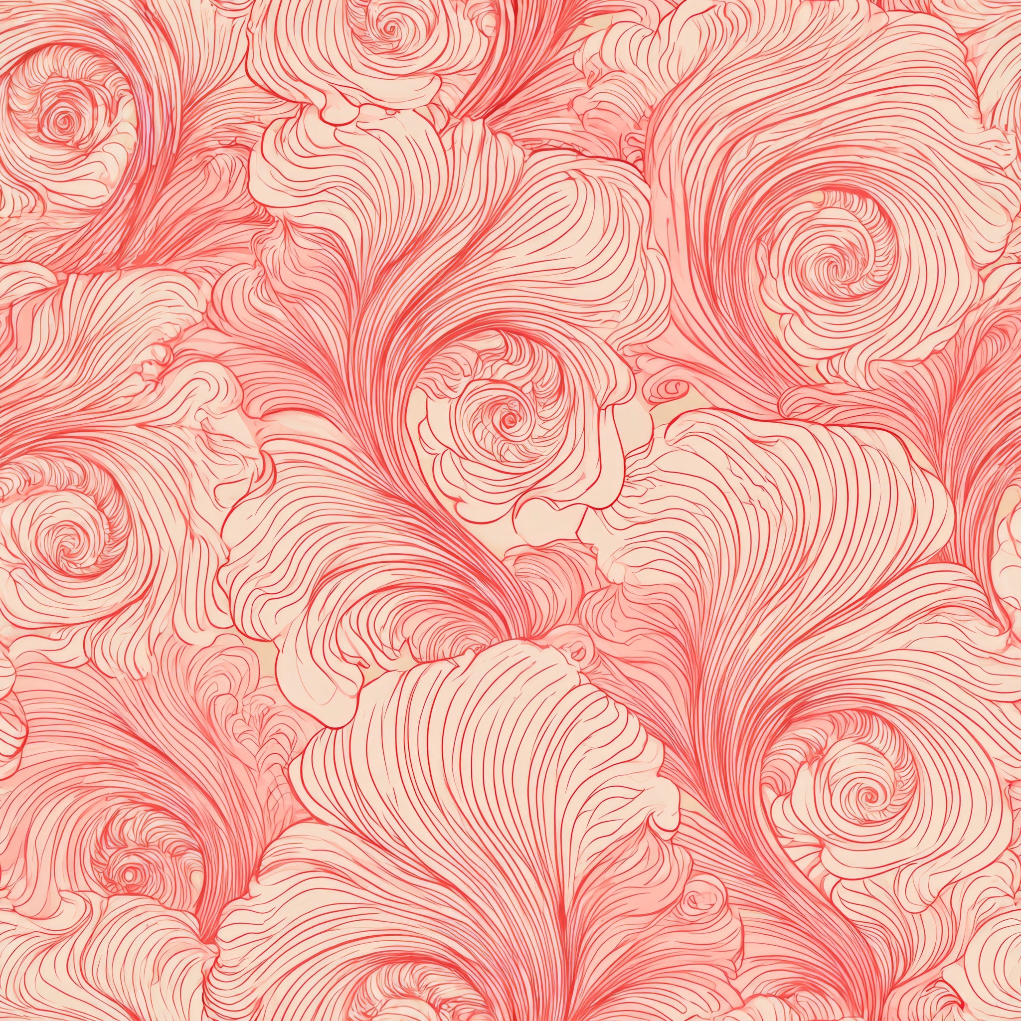 Tidal Rosettes — wallpaper pattern