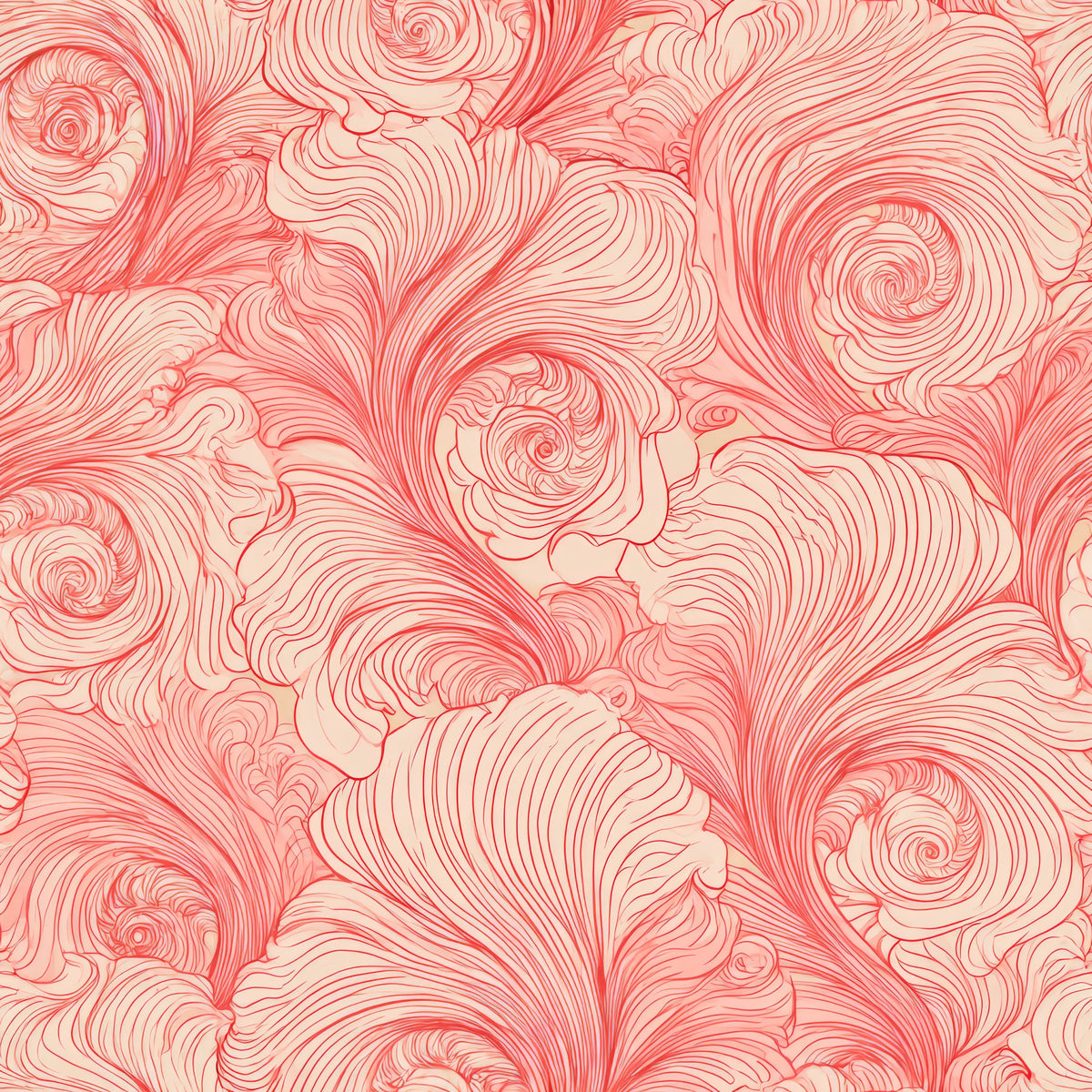Tidal Rosettes — wallpaper pattern