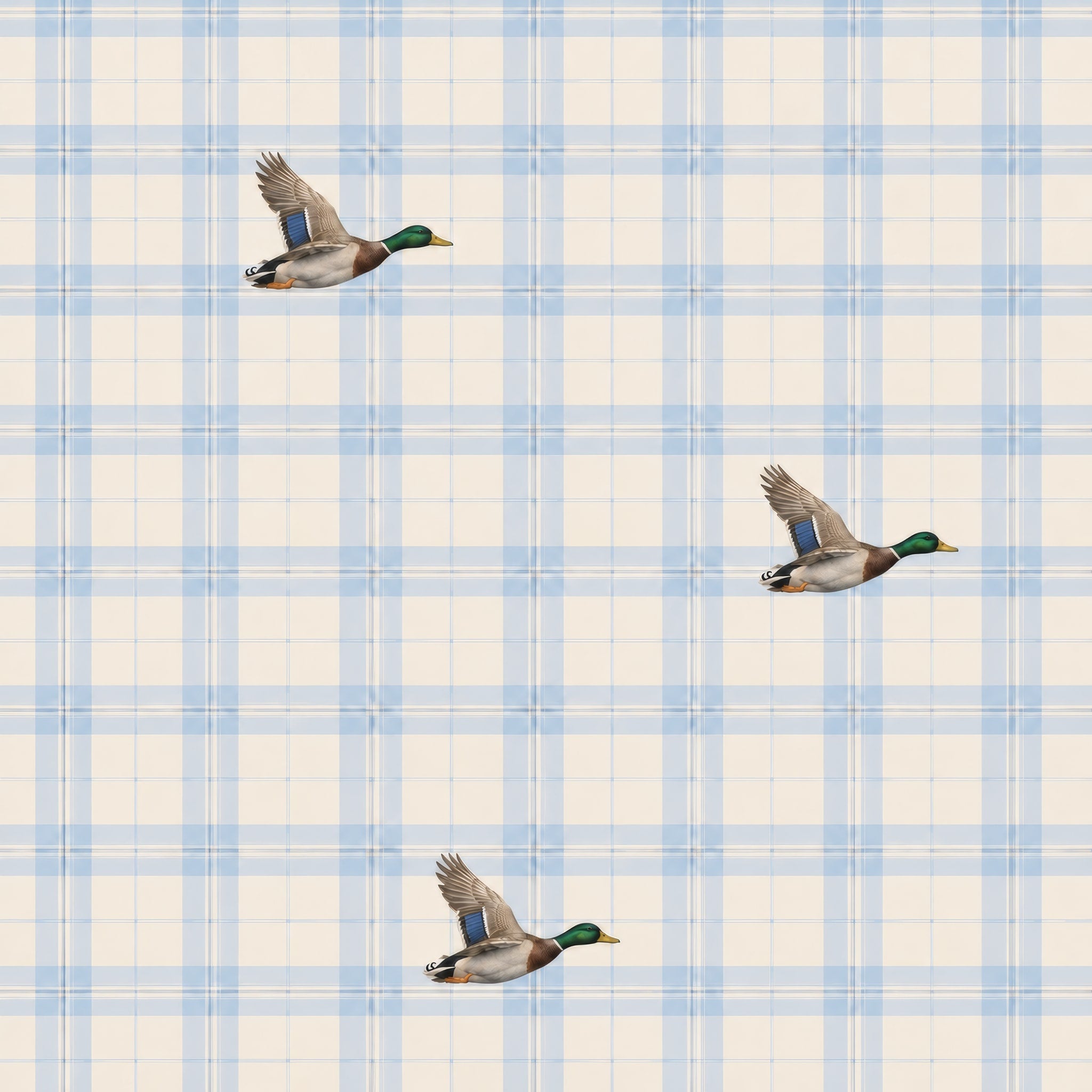 Mallard Flight Check — wallpaper pattern