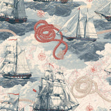 Crimson Coil Fleet — wallpaper pattern