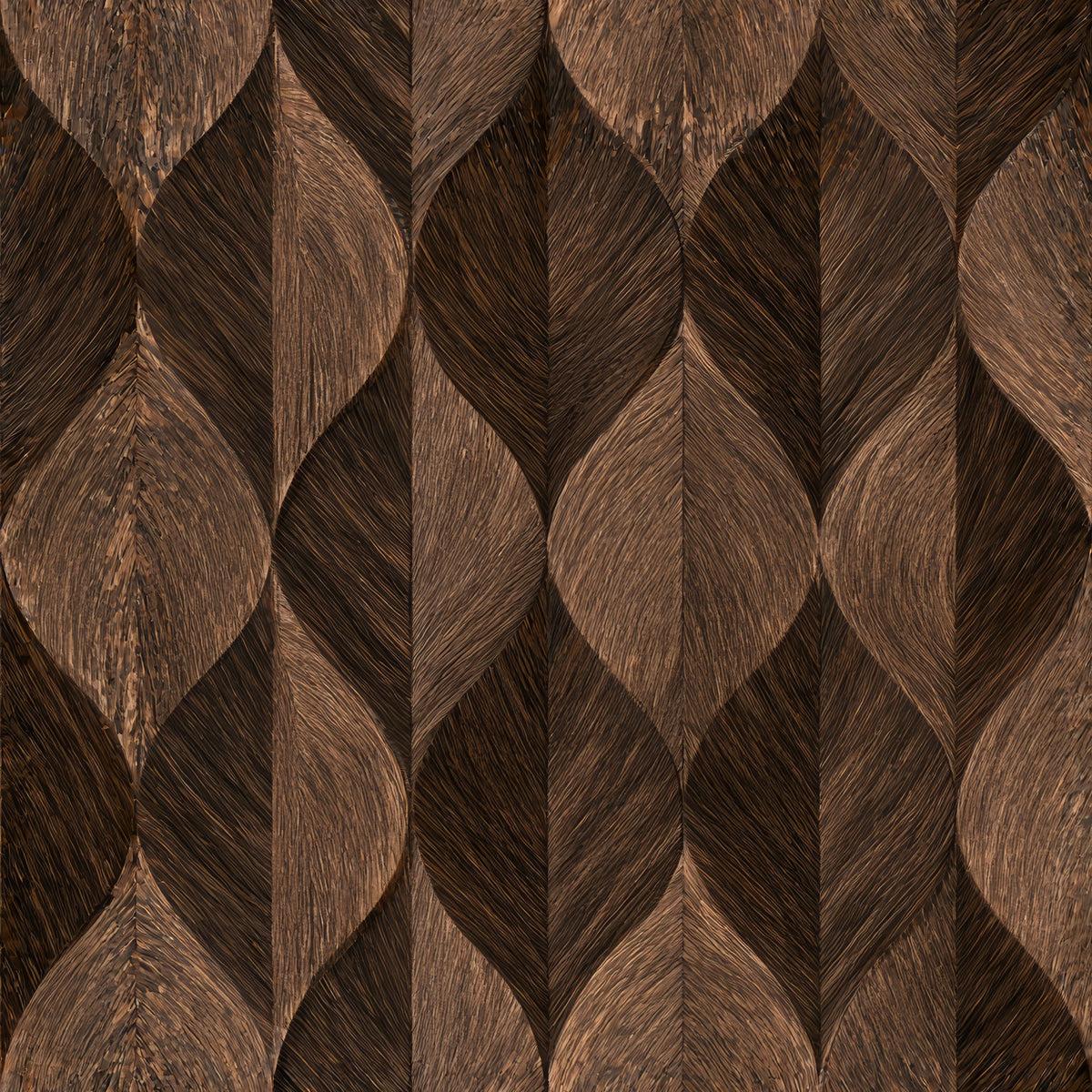 Sable Leaf Array — wallpaper pattern